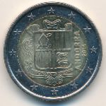 Андорра, 2 евро (2014–2021 г.)