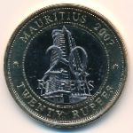 Mauritius, 20 rupees, 2007
