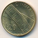 San Marino, 20 lire, 1997