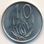 South Africa, 10 cents, 1968