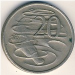 Австралия, 20 центов (1966–1984 г.)