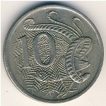 Австралия, 10 центов (1966–1984 г.)