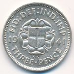 Great Britain, 3 пенса (1941 г.)