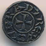 Генуя, 1 денарий (1139 г.)