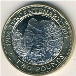 Gibraltar, 2 pounds, 2004