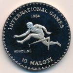 Lesotho., 10 maloti, 1984