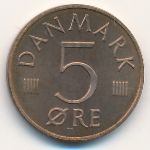 Denmark, 5 ore, 1973–1978