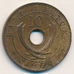 Восточная Африка, 10 центов (1950 г.)