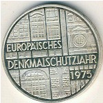 West Germany, 5 mark, 1975