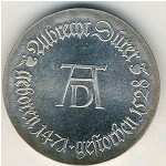 German Democratic Republic, 10 mark, 1971