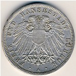 Любек, 3 марки (1908–1914 г.)