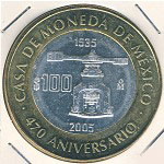 Mexico, 100 pesos, 2005