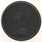 Ирландия, 1/2 пенни (1822–1823 г.)