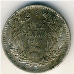 Chile, 10 centavos, 1899–1907