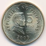 Philippines, 5 piso, 2005