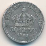 France, 50 centimes, 1864–1867