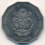 Соломоновы острова, 50 центов (1988 г.)