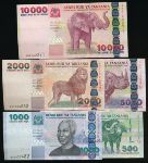 Tanzania, Набор банкнот