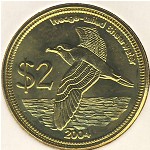 Кокосовые острова, 2 доллара (2004 г.)