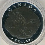 Canada, 4 dollars, 2010