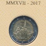 Ватикан, 2 евро (2017 г.)