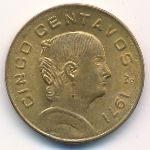 Mexico, 5 centavos, 1971