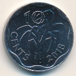 Эсватини, 10 центов (2018 г.)
