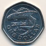 Барбадос, 1 доллар (2007–2012 г.)
