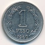 Argentina, 1 peso, 1960