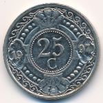 Antilles, 25 cents, 1997