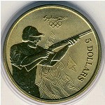 Australia, 5 dollars, 2000