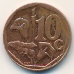 South Africa, 10 cents, 2013
