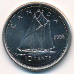 Канада, 10 центов (2003–2021 г.)