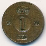 Sweden, 1 ore, 1962