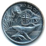Hawaiian Islands., 2 dollars, 2009