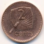 Fiji, 2 cents, 2001