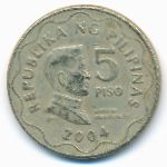 Philippines, 5 piso, 2004