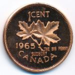 Канада., 1 цент (1965 г.)