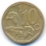 South Africa, 10 cents, 2005