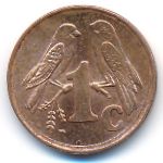 South Africa, 1 cent, 1996