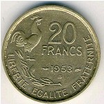France, 20 francs, 1950–1954