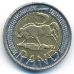 South Africa, 5 rand, 2012