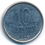 Brazil, 10 centavos, 1997