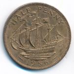 Great Britain, 1/2 penny, 1956