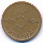 Финляндия, 5 пенни (1972 г.)