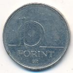 Hungary, 10 forint, 2003