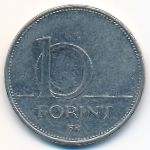 Hungary, 10 forint, 2007
