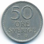 Sweden, 50 ore, 1970