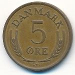 Denmark, 5 ore, 1967