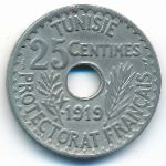 Tunis, 25 centimes, 1918–1920